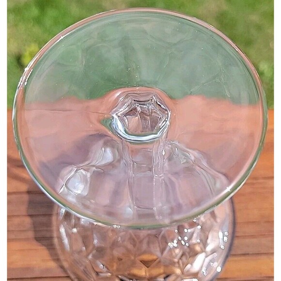 Vtg set of 4 Fostoria AMERICAN Tall Stemmed Glasses SHERBET CHAMPAGNE Holiday - Picture 9 of 11